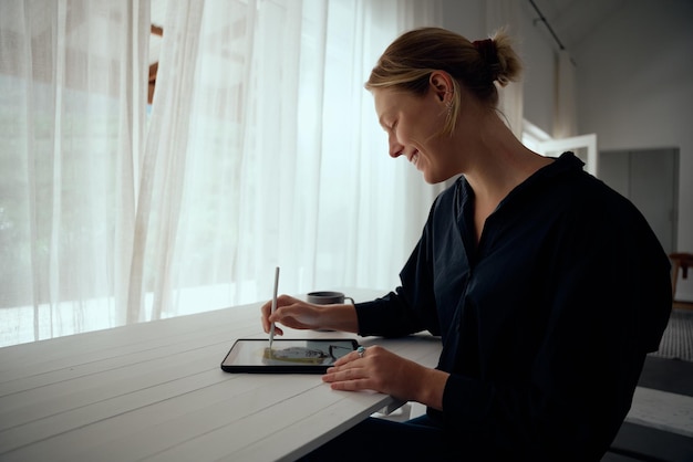 Person thinking and planning